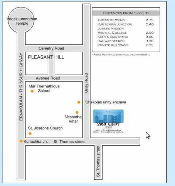 sky city Location Plan