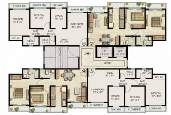  parksville-phase-iv Wing A Cluster Plan