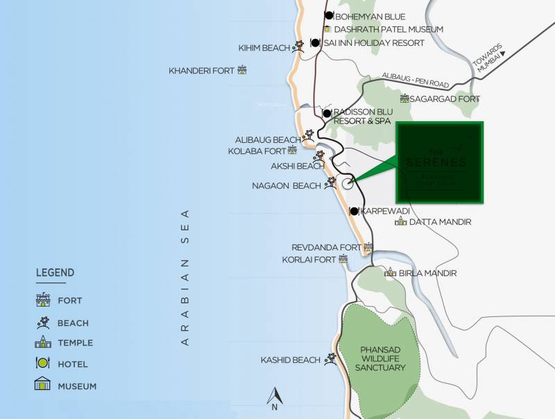 Images for Location Plan of Mahindra The Serenes Villa No 13