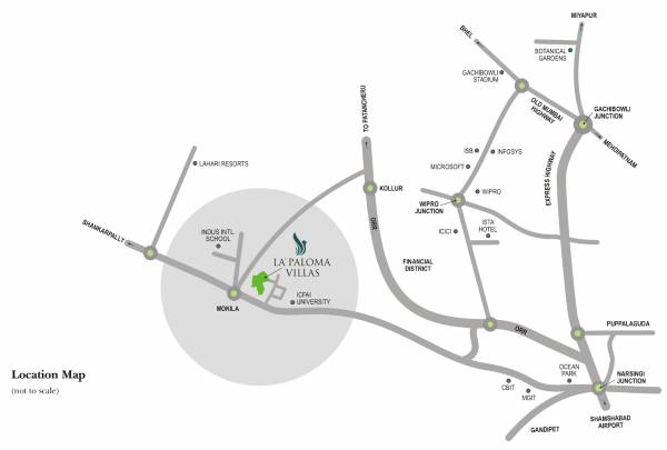  la-paloma-villas Location Plan