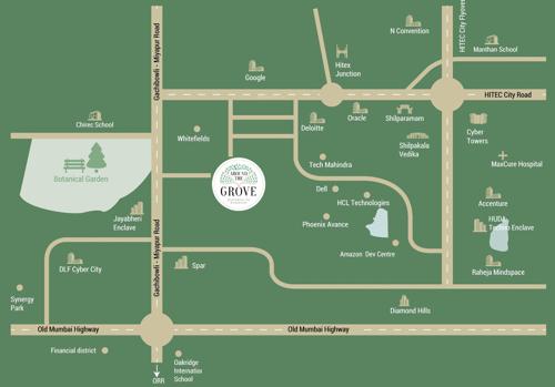  around-the-grove Images for Location Plan of Manbhum Around the Grove