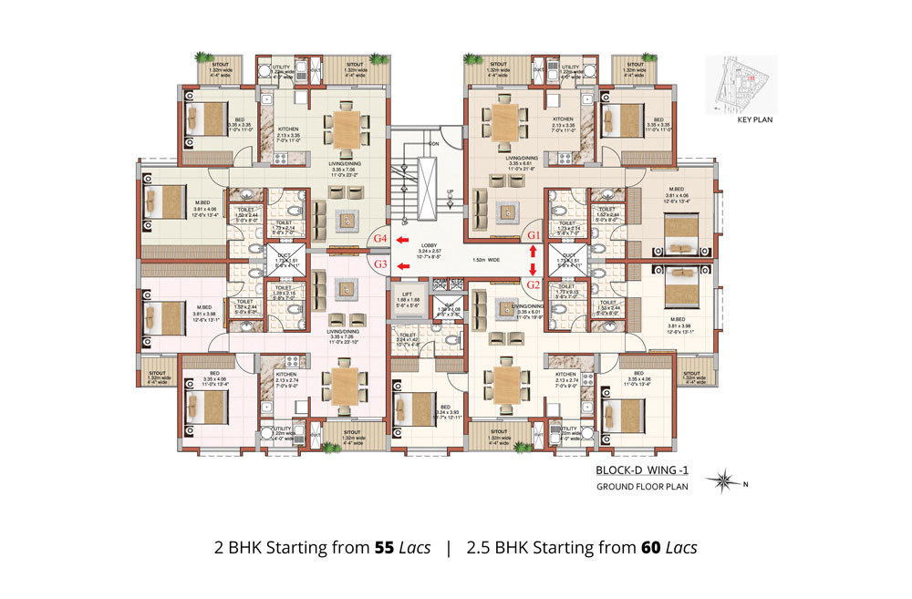  excellencia Block D   Valencia   Wing 1 Cluster Plan