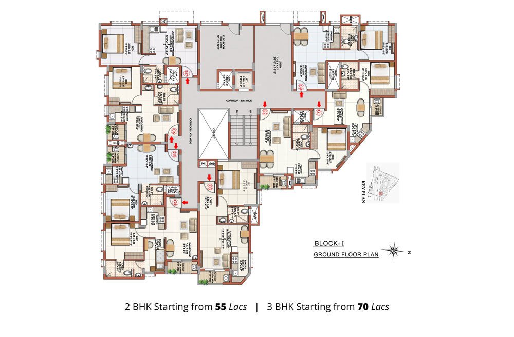  excellencia Block I   Galicia   Wing 1 Cluster Plan