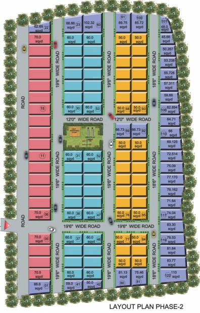 Images for Layout Plan of Globus Palm Greens Residential Plots