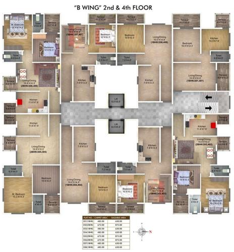 Images for Cluster Plan of The Pristine Horizon Village Residency III Building B C