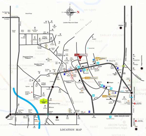 Images for Location Plan of The Pristine Horizon Village Residency III Building B C