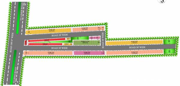 Images for Layout Plan of SRS Manokamna Paradise