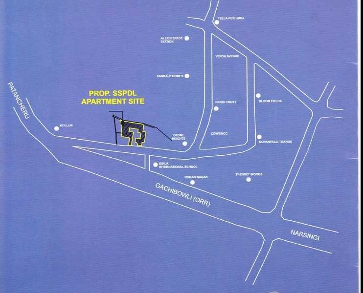  cybercity apartments Location Plan