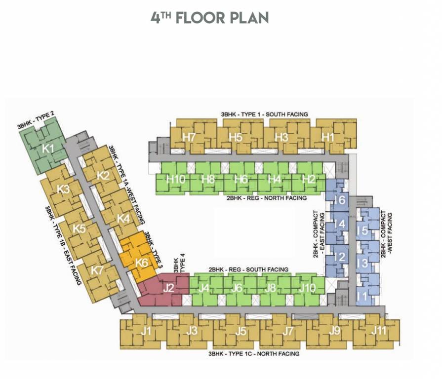  greenacres phase 2 Wing H Cluster Plan