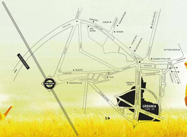 Images for Location Plan of Rustomjee Urbania Azziano Wing E