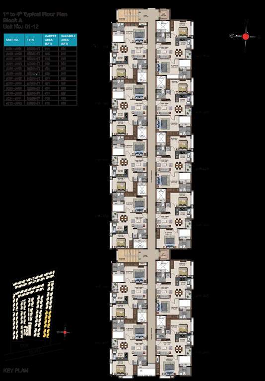  smart town Block A Cluster Plan