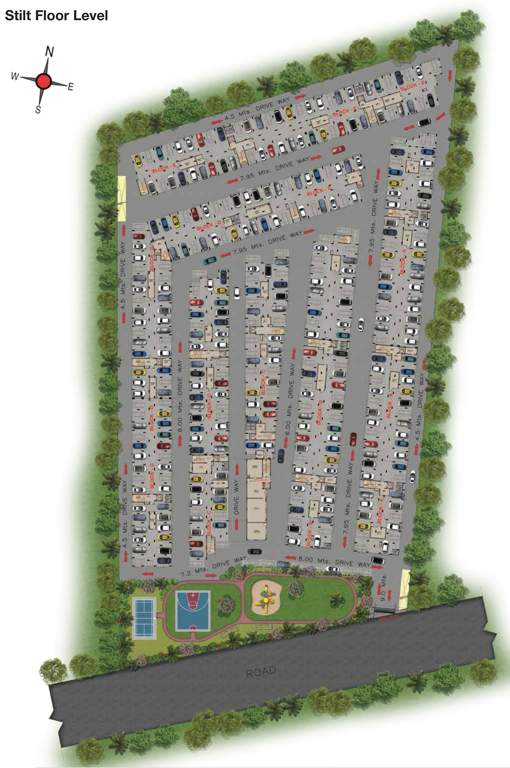  smart town Images for Cluster Plan of Casagrand Smart Town