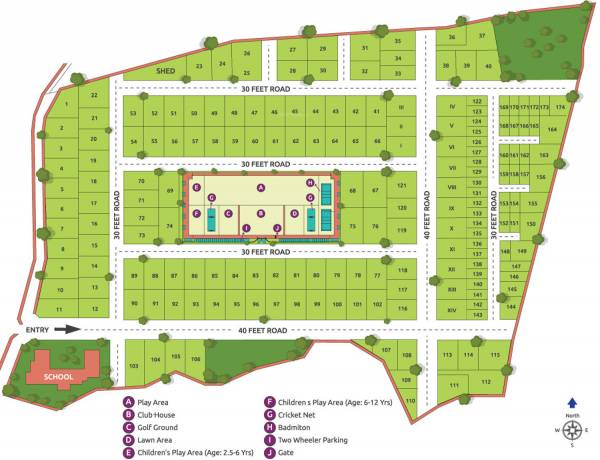 Images for Layout Plan of Rajarathnam Blooming Garden