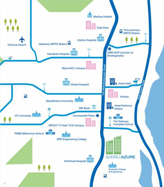 Images for Location Plan of Godrej Azure Phase 3