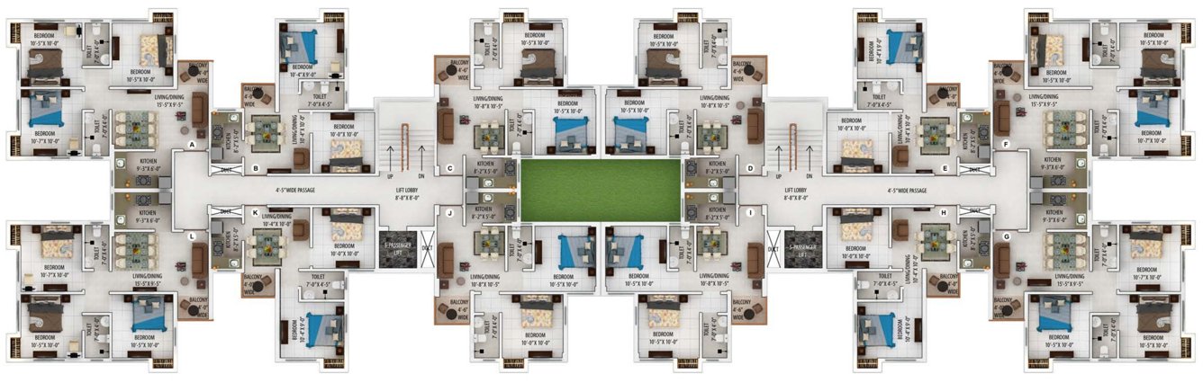  golden acres Cluster Plan