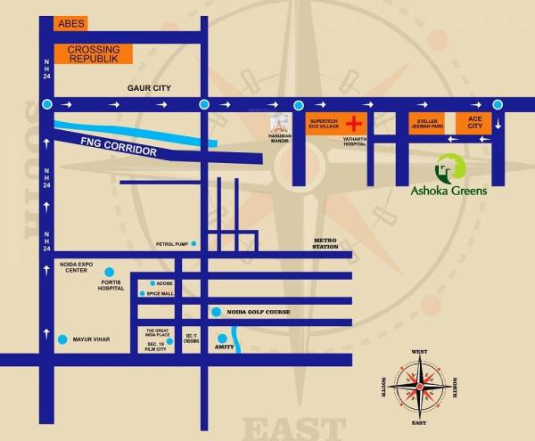 Location Plan ashoka-greens Location Plan