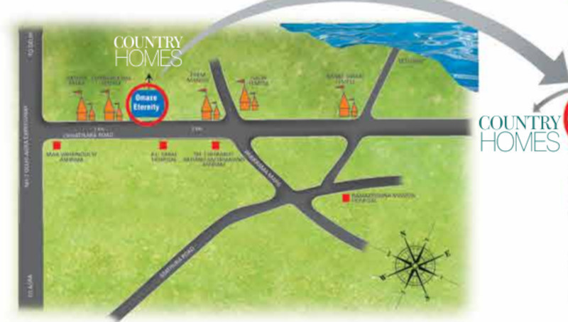  country homes Location Plan
