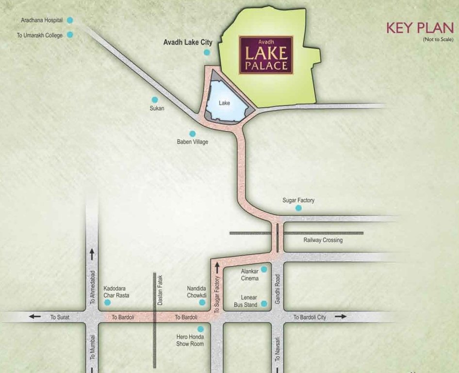 lake palace Location Plan