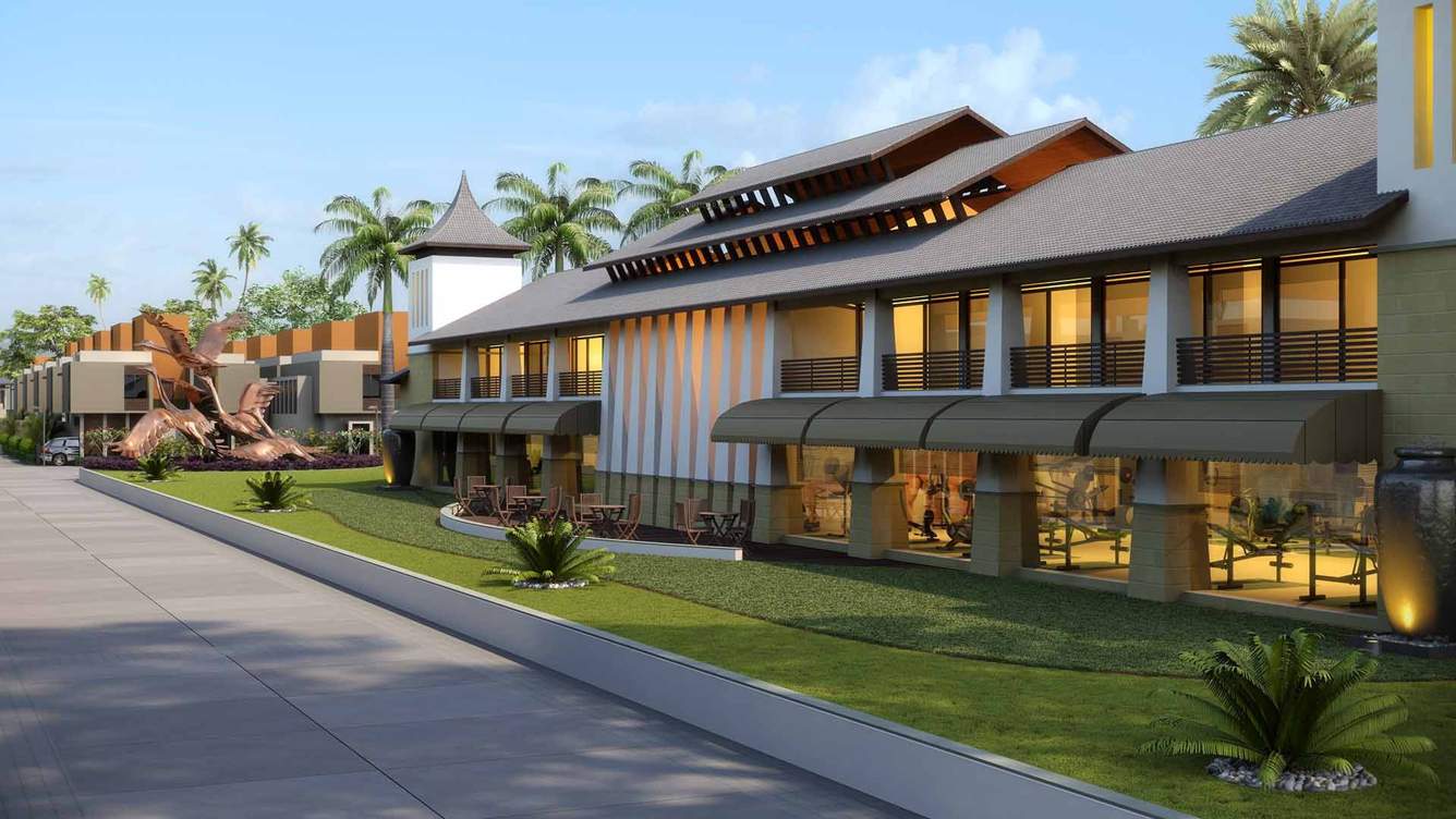 lake palace Landscape Garden and Tree Planting