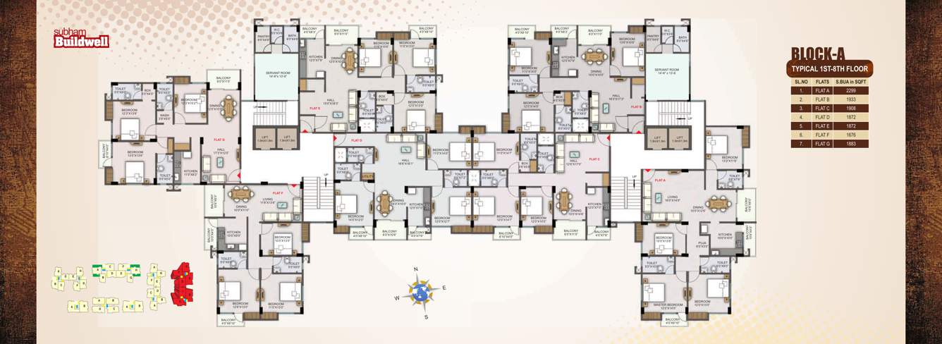  buildwell Block A Cluster Plan