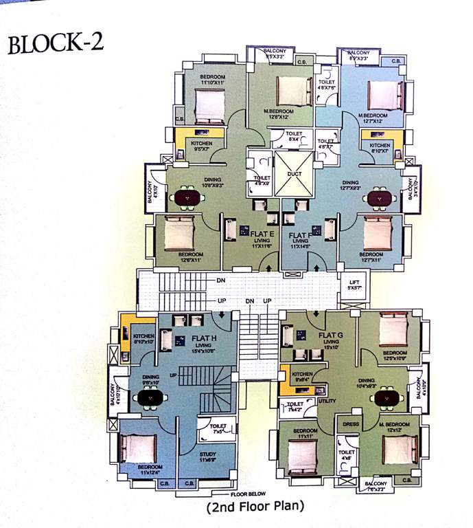  palacia woodstock Tower 1 Cluster Plan