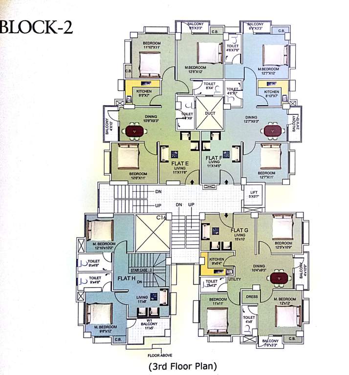  palacia woodstock Tower 1 Cluster Plan