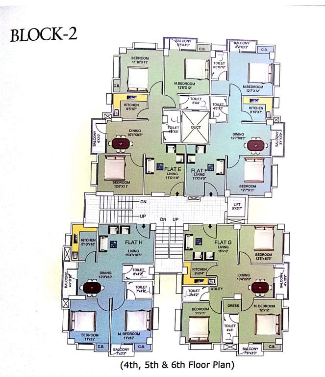  palacia woodstock Tower 1 Cluster Plan