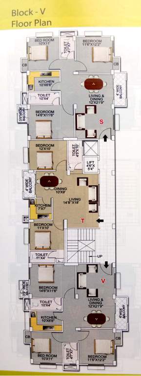  palacia woodstock Tower 1 Cluster Plan