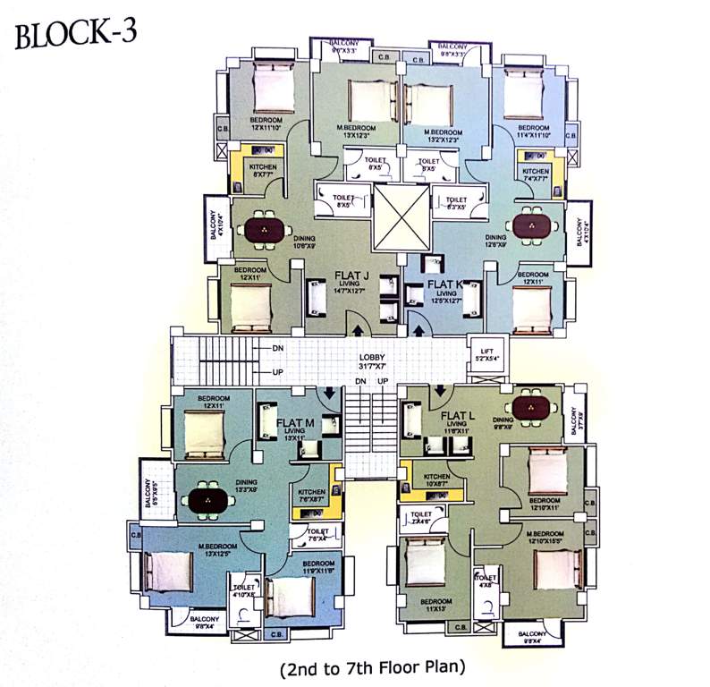  palacia woodstock Tower 1 Cluster Plan