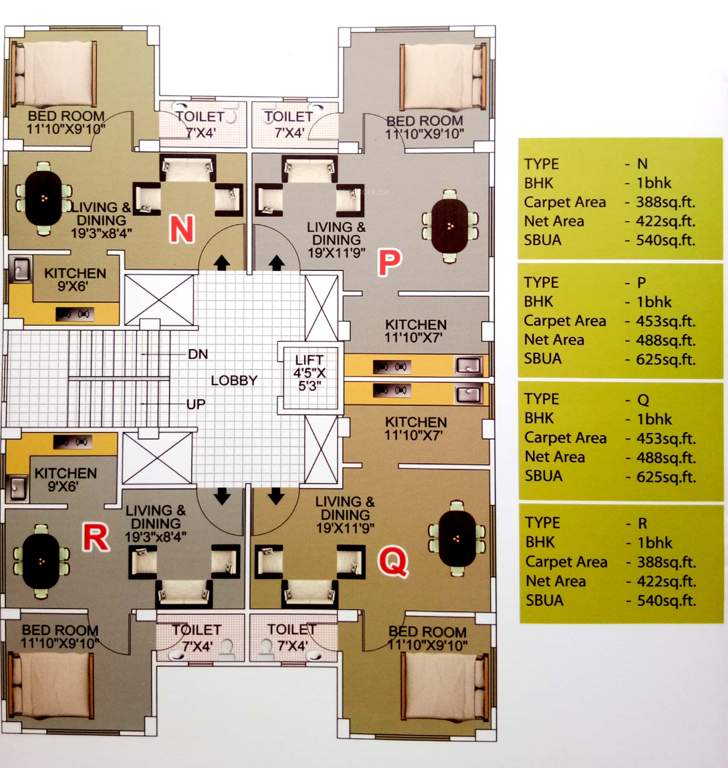  palacia woodstock Tower 1 Cluster Plan