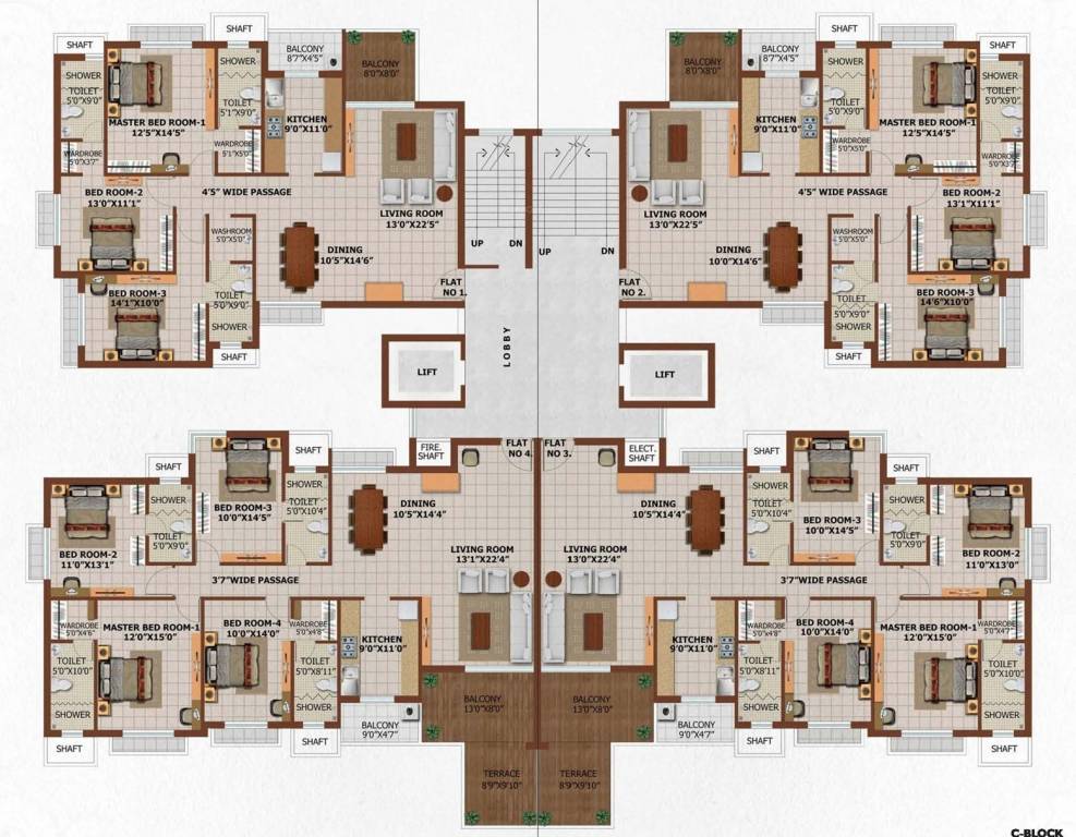  santushti C Cluster Plan
