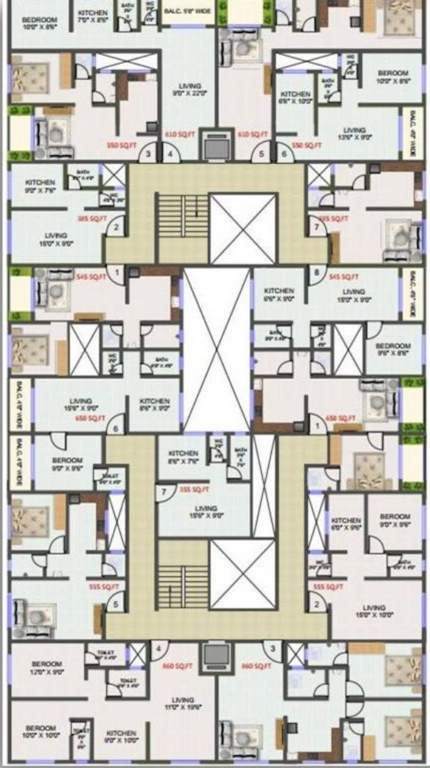  jai mata di complex Building Number   1 Cluster Plan