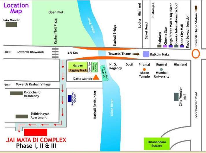  jai mata di complex Location Plan