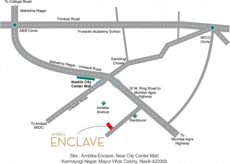 Images for Location Plan of Compact Ambika Enclave
