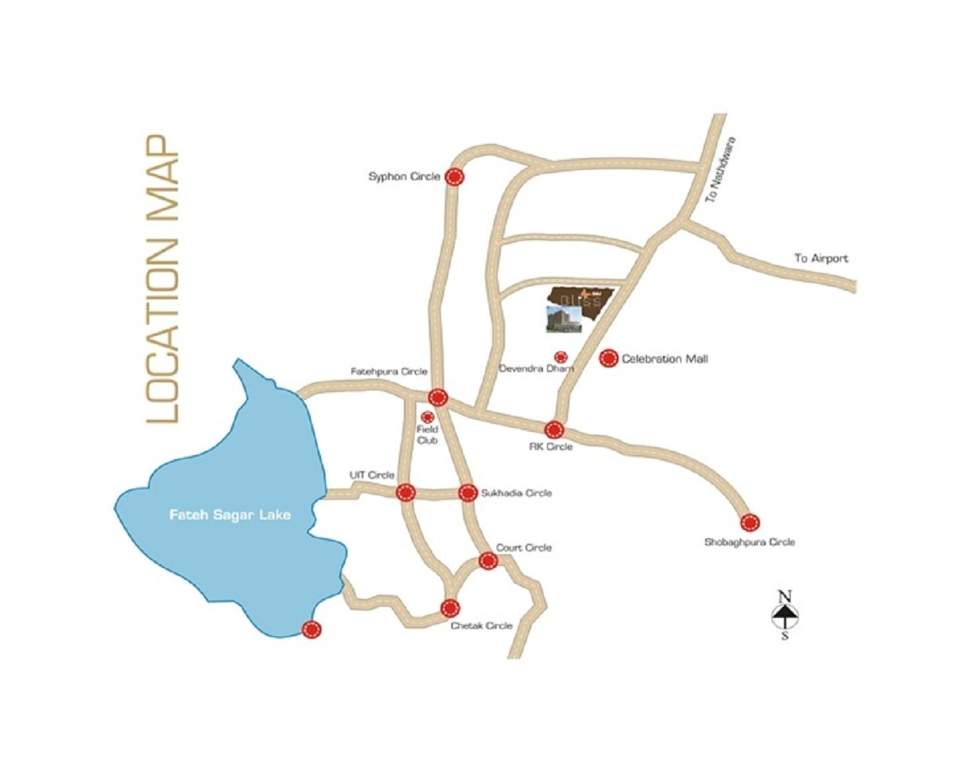  gokul bliss Location Plan