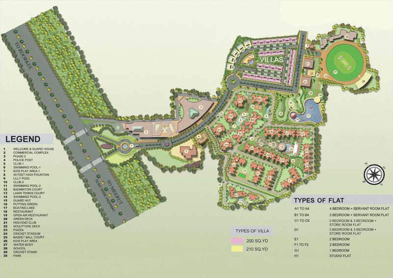  meerut sports city phase i Master Plan