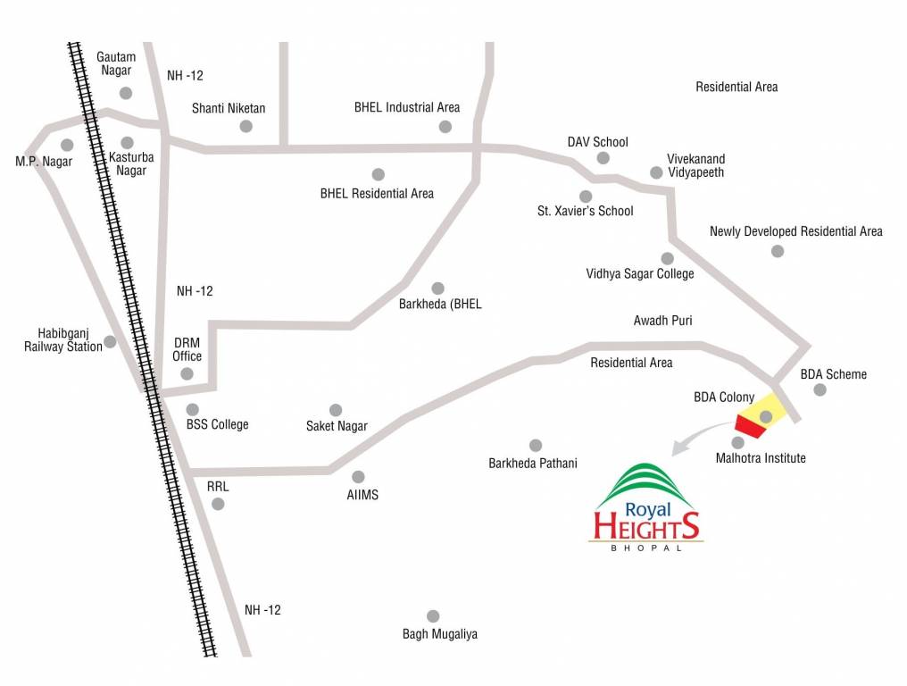  royal heights Location Plan