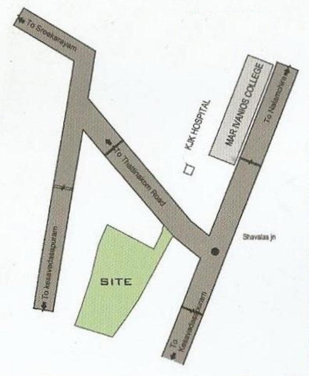 unik penta villas Location Plan