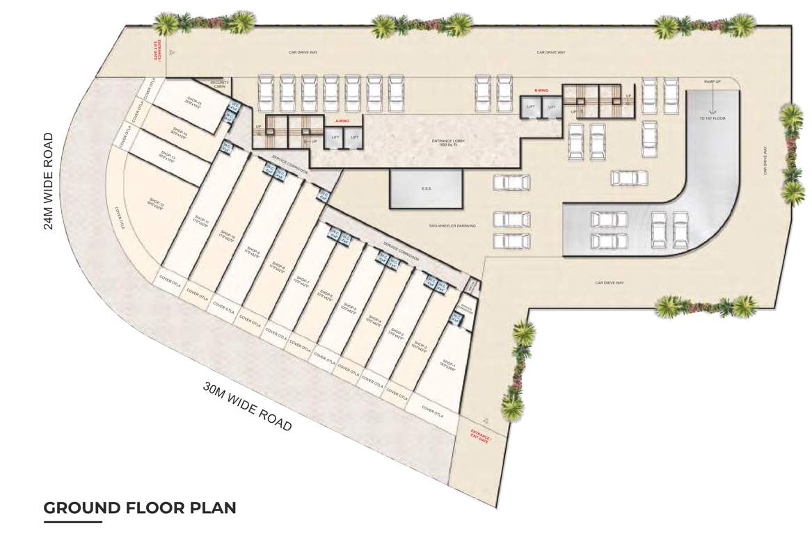  emporius Platinum Emporius Cluster Plan for ground Floor