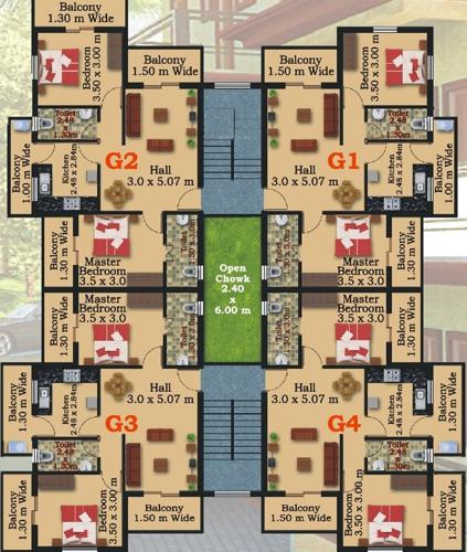 Images for Cluster Plan of Megha Structure Church View Residency