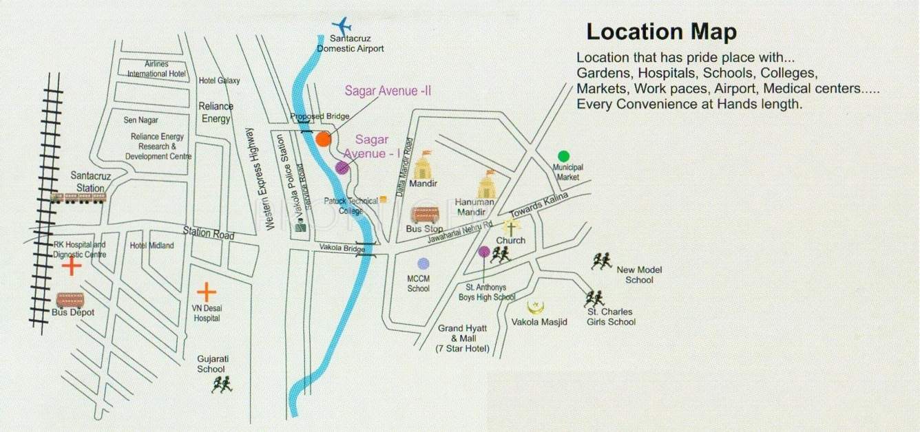 avenue ll Images for Location Plan of Sagar Avenue 2