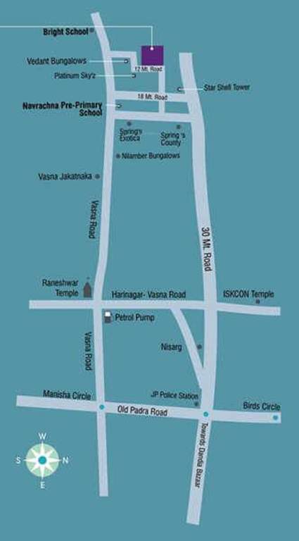  lilac residency Location Plan