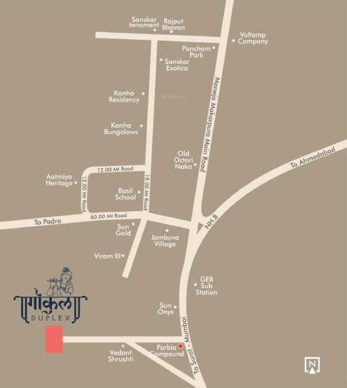Images for Location Plan of Gokul Duplex