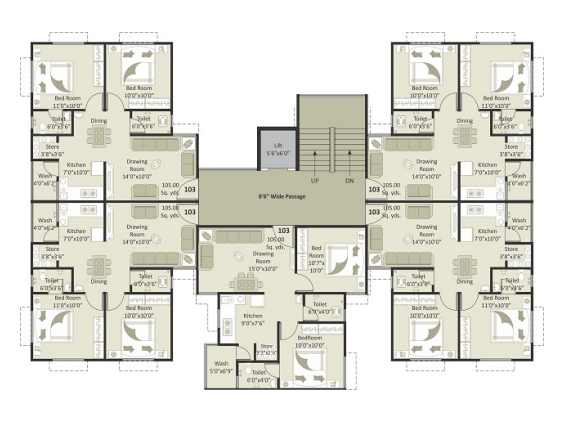  sanidhya Block A Cluster Plan