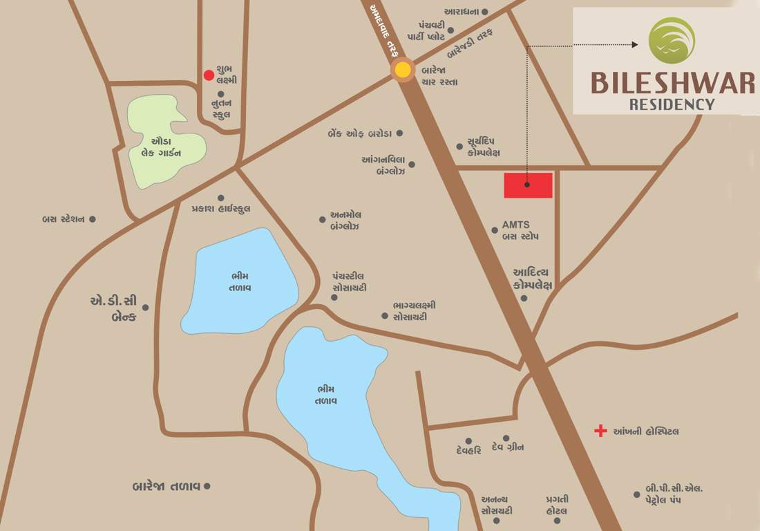  bileshwar residency Images for Location Plan of Uma Bileshwar Residency