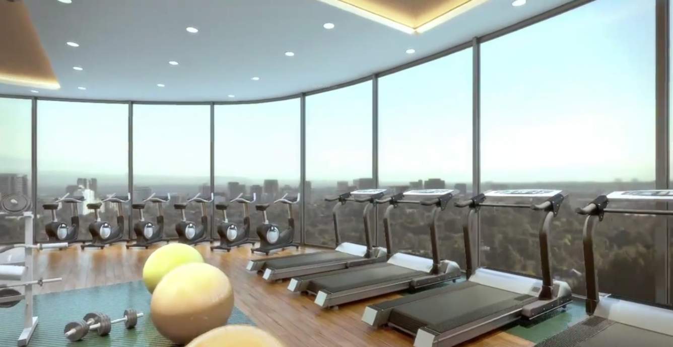 organic golf homes Gymnasium