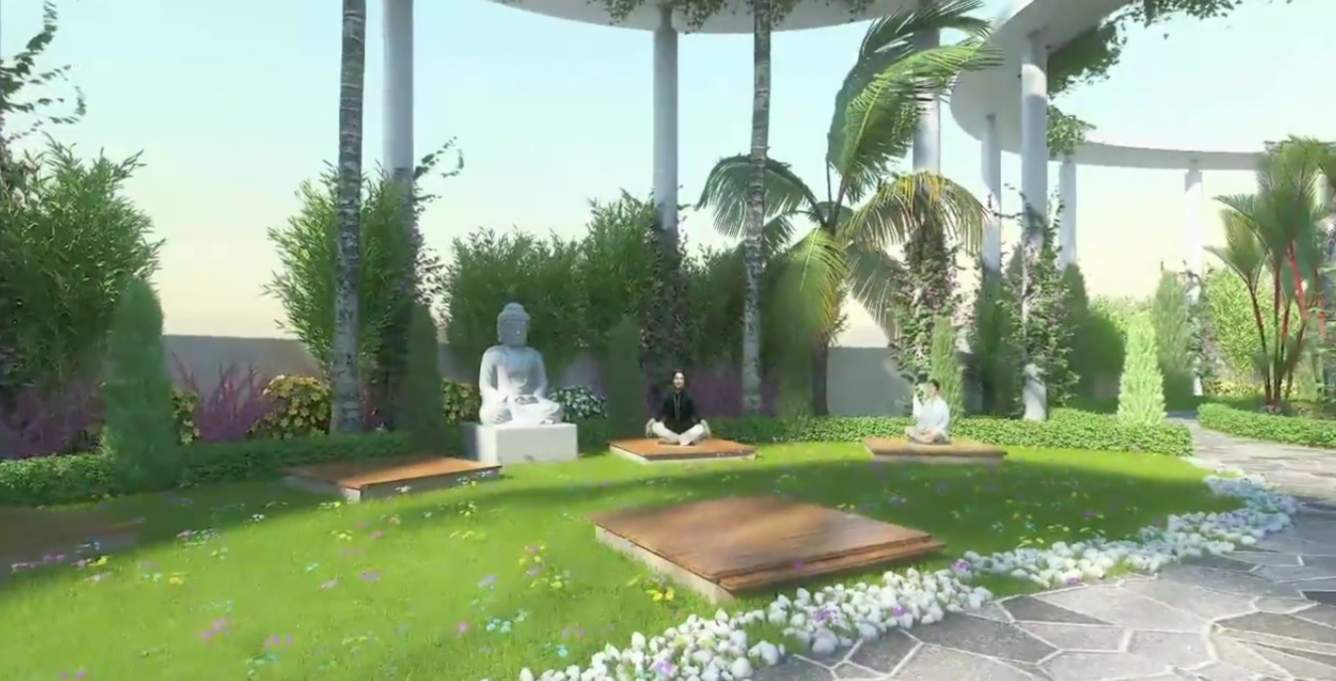 organic golf homes Yoga/ Meditation Area