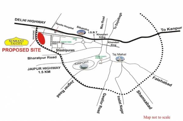  sushant-city-rachna Location Plan