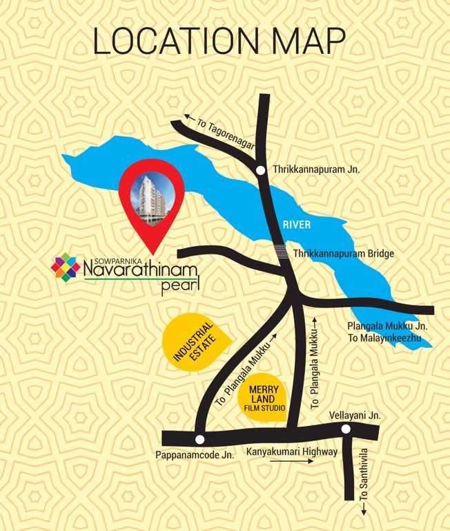 navarathinam pearl Location Plan