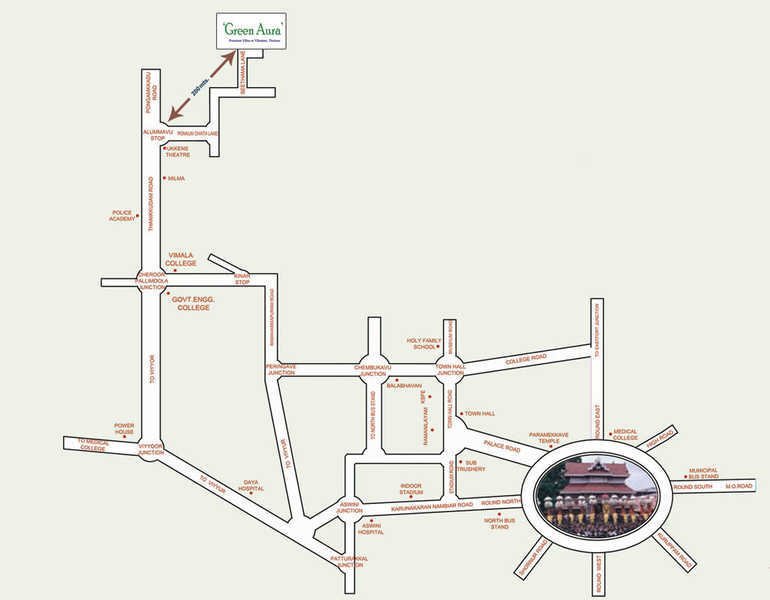  green aura Location Plan